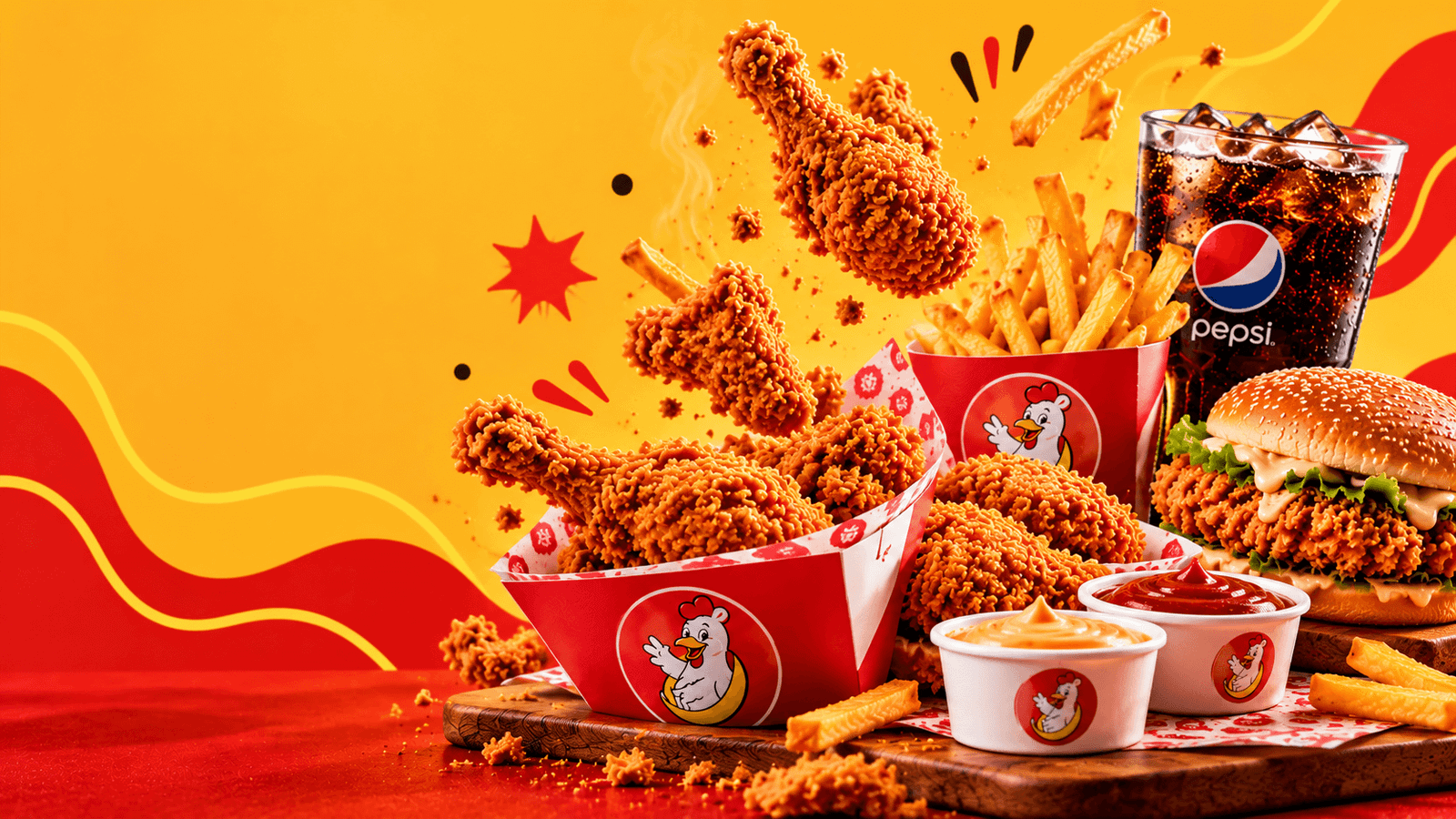 Red Roaster family bucket feast