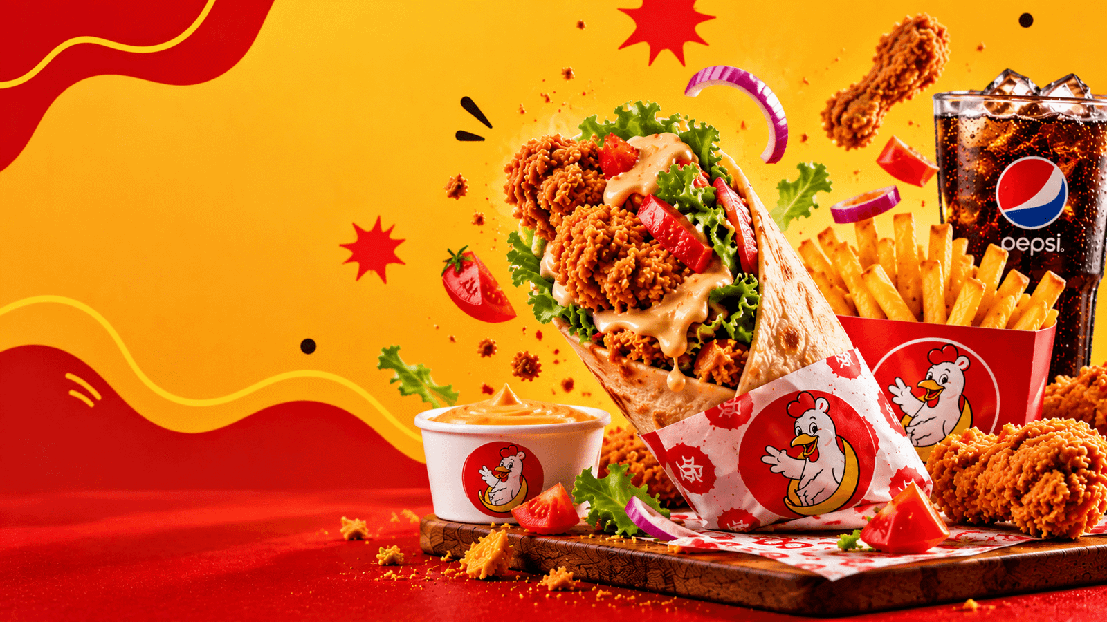 Hot and spicy fried chicken